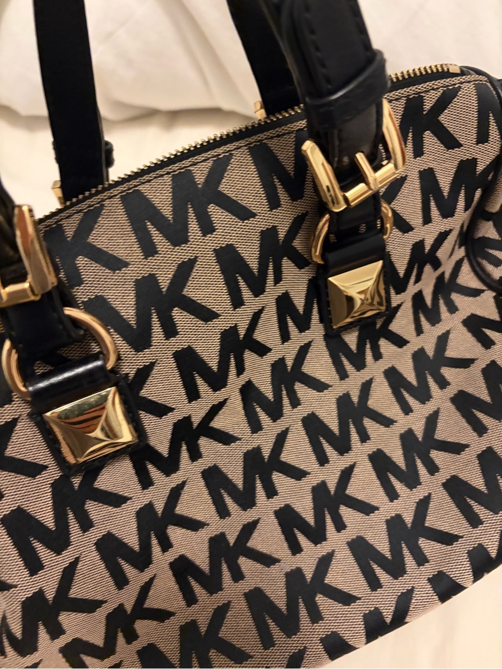 Michael Kors Logo Bowling Bag - Picture 2 of 11